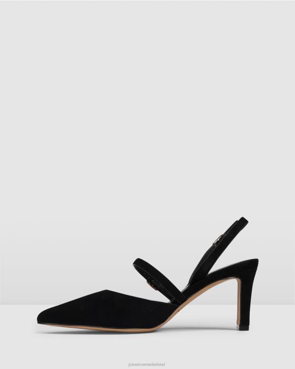 karina halfhoge hakken 46LN27 zwart suède Jo Mercer schoenen