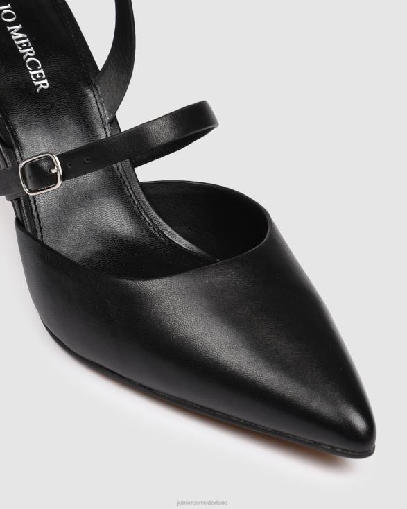 karina halfhoge hakken 46LN28 zwart leer Jo Mercer schoenen