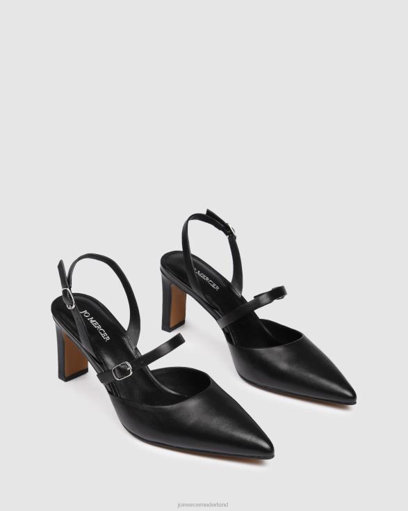 karina halfhoge hakken 46LN28 zwart leer Jo Mercer schoenen