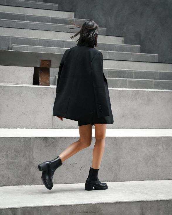Bailey halfhoge enkellaarzen 46LN300 zwart leer Jo Mercer schoenen