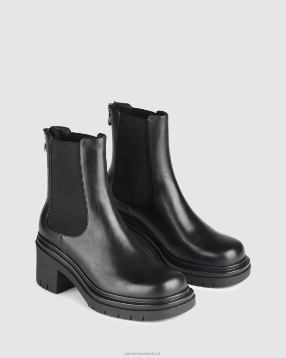 Bailey halfhoge enkellaarzen 46LN300 zwart leer Jo Mercer schoenen