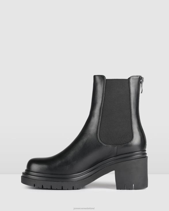 Bailey halfhoge enkellaarzen 46LN300 zwart leer Jo Mercer schoenen