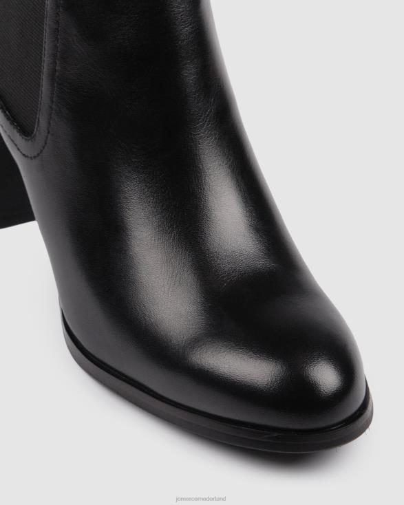 Franco halfhoge enkellaarzen 46LN351 zwart leer Jo Mercer schoenen