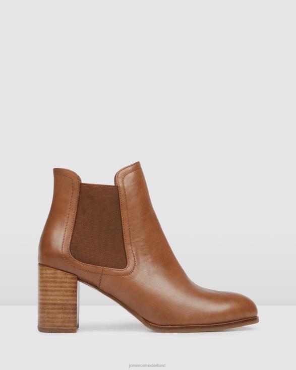 Franco halfhoge enkellaarzen 46LN352 bruin leer Jo Mercer schoenen