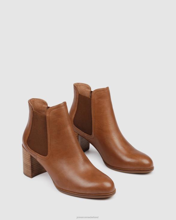Franco halfhoge enkellaarzen 46LN352 bruin leer Jo Mercer schoenen