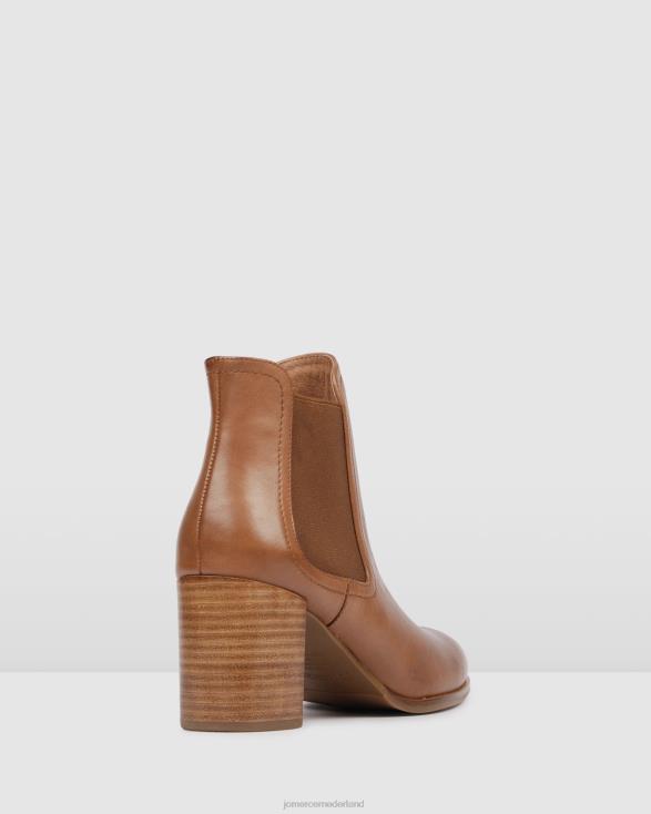 Franco halfhoge enkellaarzen 46LN352 bruin leer Jo Mercer schoenen