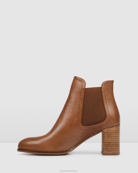 Franco halfhoge enkellaarzen 46LN352 bruin leer Jo Mercer schoenen