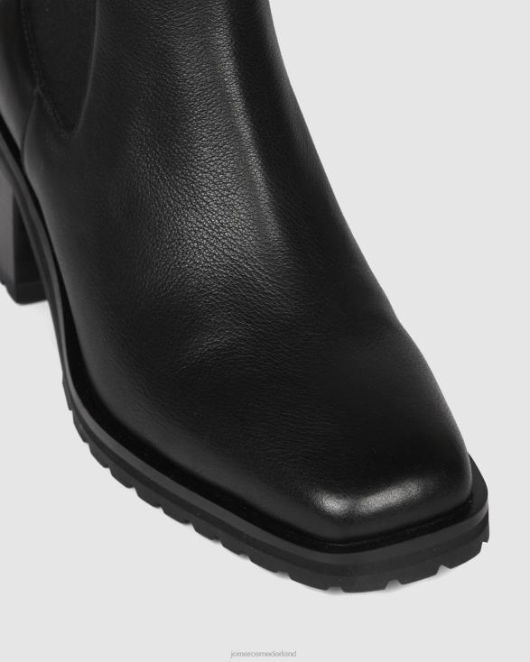 Harley halfhoge enkellaarzen 46LN357 zwart leer Jo Mercer schoenen