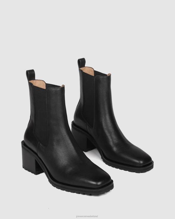 Harley halfhoge enkellaarzen 46LN357 zwart leer Jo Mercer schoenen