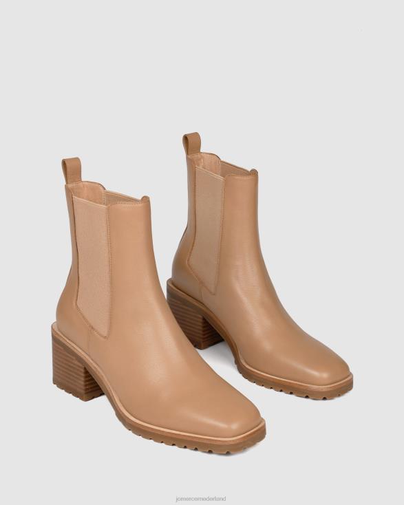 Harley halfhoge enkellaarzen 46LN359 bruin leer Jo Mercer schoenen