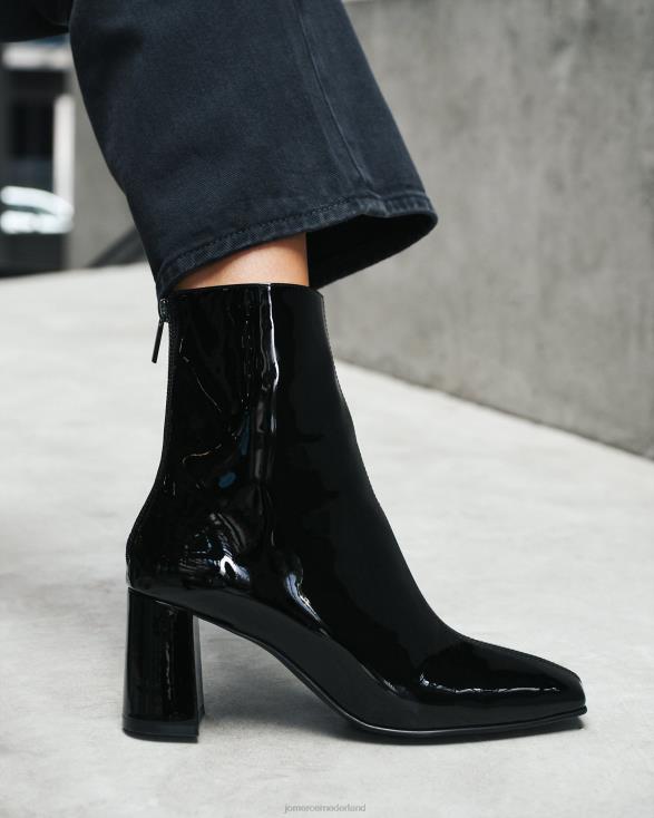 Nevada halfhoge enkellaarzen 46LN294 zwart patent Jo Mercer schoenen