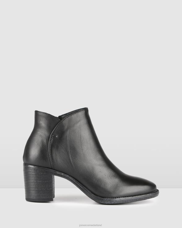 Sense halfhoge enkellaarzen 46LN353 zwart leer Jo Mercer schoenen