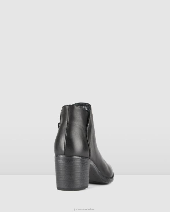 Sense halfhoge enkellaarzen 46LN353 zwart leer Jo Mercer schoenen