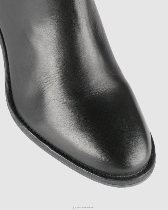 Sense halfhoge enkellaarzen 46LN353 zwart leer Jo Mercer schoenen