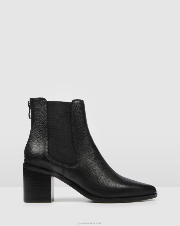 allure halfhoge enkellaarzen 46LN360 zwart leer Jo Mercer schoenen