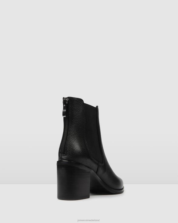 allure halfhoge enkellaarzen 46LN360 zwart leer Jo Mercer schoenen