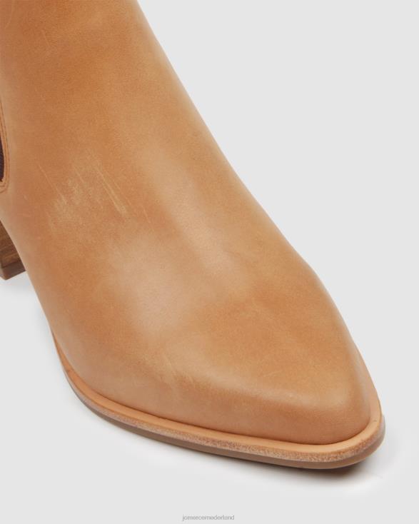allure halfhoge enkellaarzen 46LN362 chocolade leer Jo Mercer schoenen