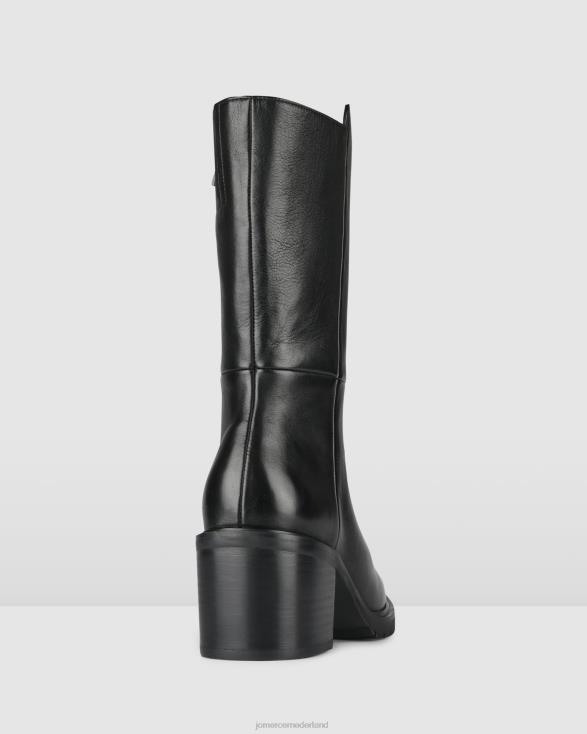 antego kuitlaarzen 46LN373 zwart leer Jo Mercer schoenen
