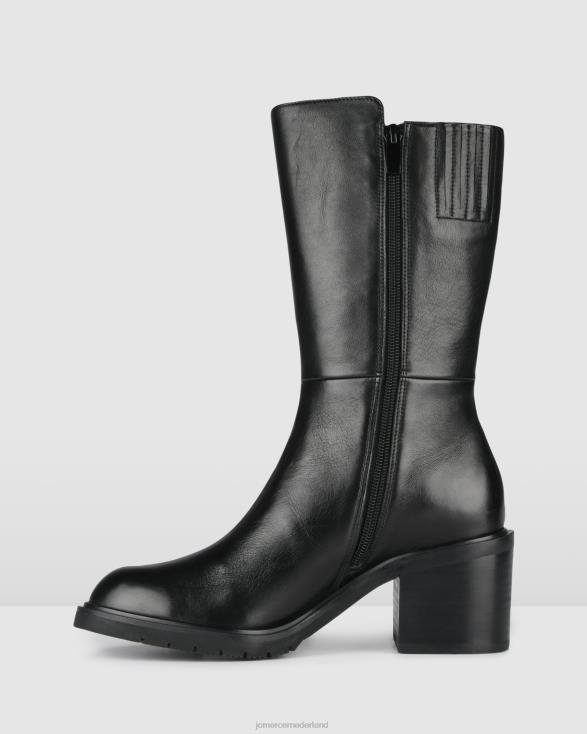 antego kuitlaarzen 46LN373 zwart leer Jo Mercer schoenen