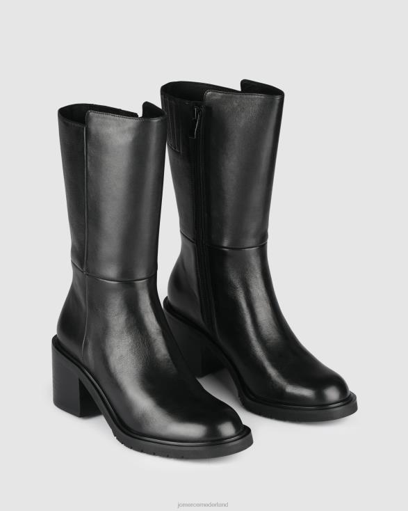 antego kuitlaarzen 46LN373 zwart leer Jo Mercer schoenen