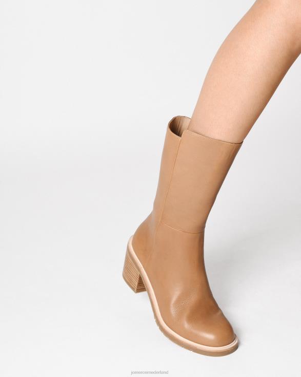 antego kuitlaarzen 46LN374 bruin leer Jo Mercer schoenen