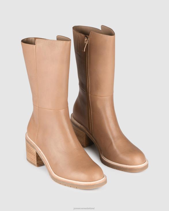 antego kuitlaarzen 46LN374 bruin leer Jo Mercer schoenen