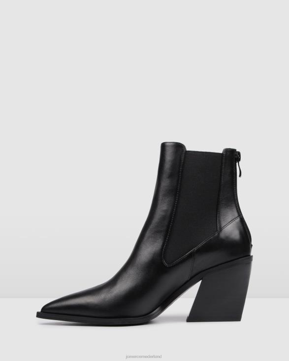 feist halfhoge enkellaarsjes 46LN334 zwart leer Jo Mercer schoenen