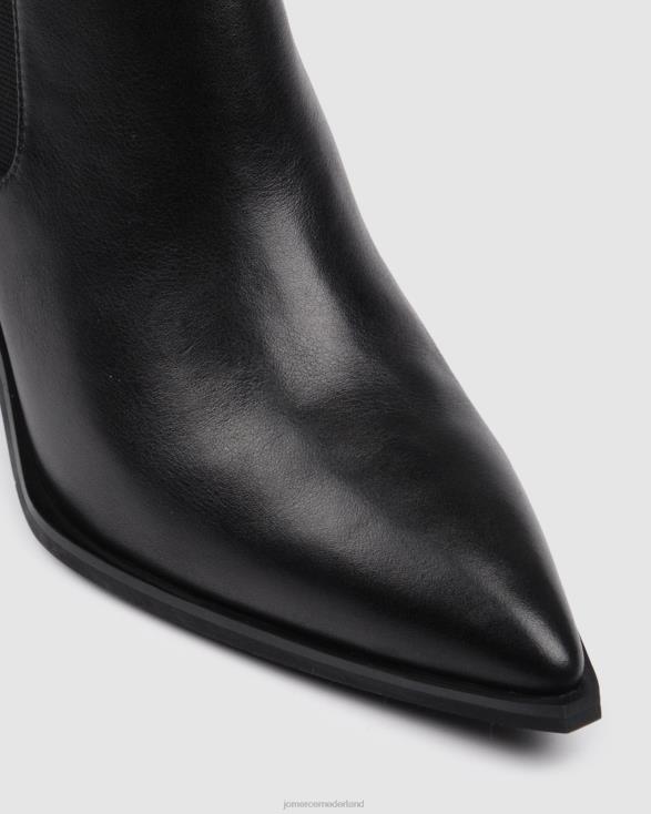 feist halfhoge enkellaarsjes 46LN334 zwart leer Jo Mercer schoenen