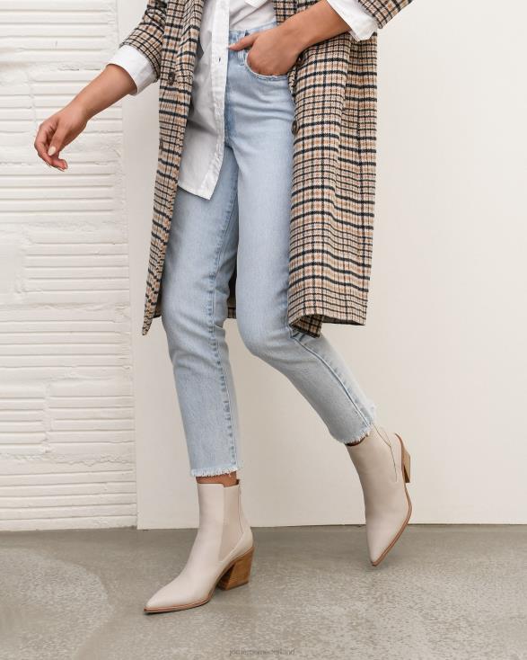 feist halfhoge enkellaarsjes 46LN355 been leer Jo Mercer schoenen