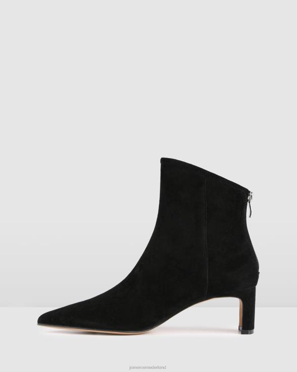 jade halfhoge enkellaarsjes 46LN320 zwart suède Jo Mercer schoenen
