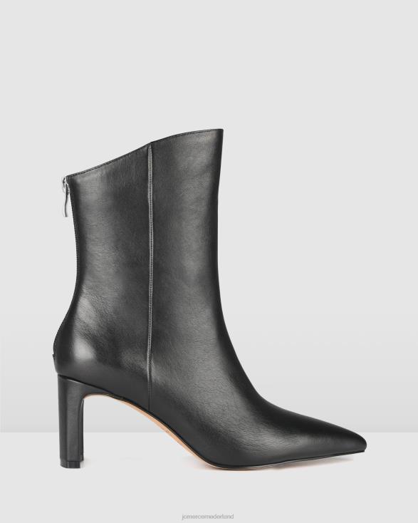 peper kalfslaarzen 46LN375 zwart leer Jo Mercer schoenen