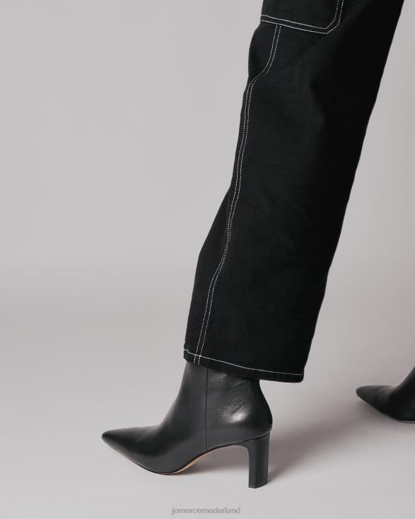 peper kalfslaarzen 46LN375 zwart leer Jo Mercer schoenen