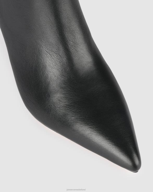 peper kalfslaarzen 46LN375 zwart leer Jo Mercer schoenen