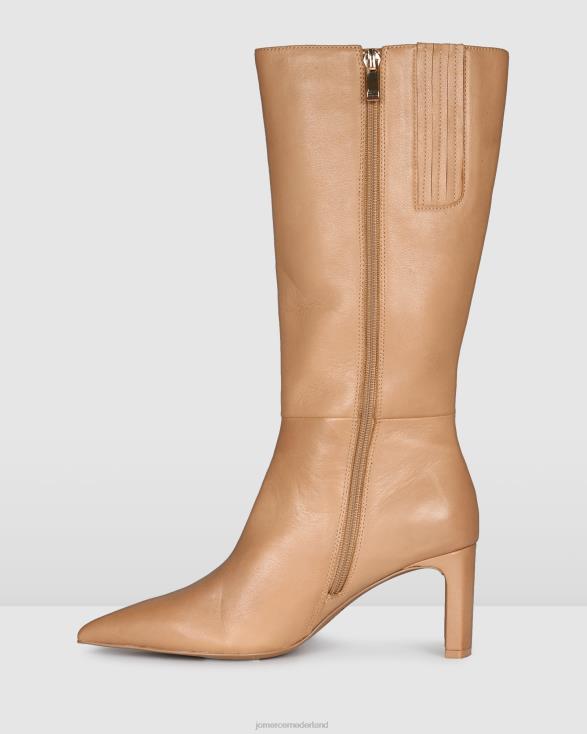 pixie kuitlaarzen 46LN381 beige leer Jo Mercer schoenen