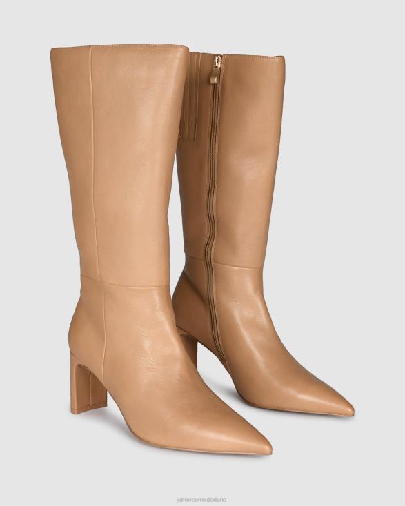 pixie kuitlaarzen 46LN381 beige leer Jo Mercer schoenen