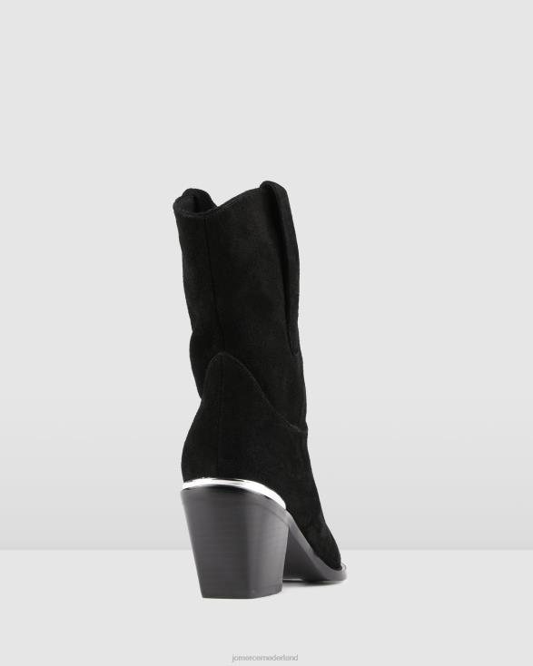 westerse kuitlaarzen 46LN377 zwart suède Jo Mercer schoenen