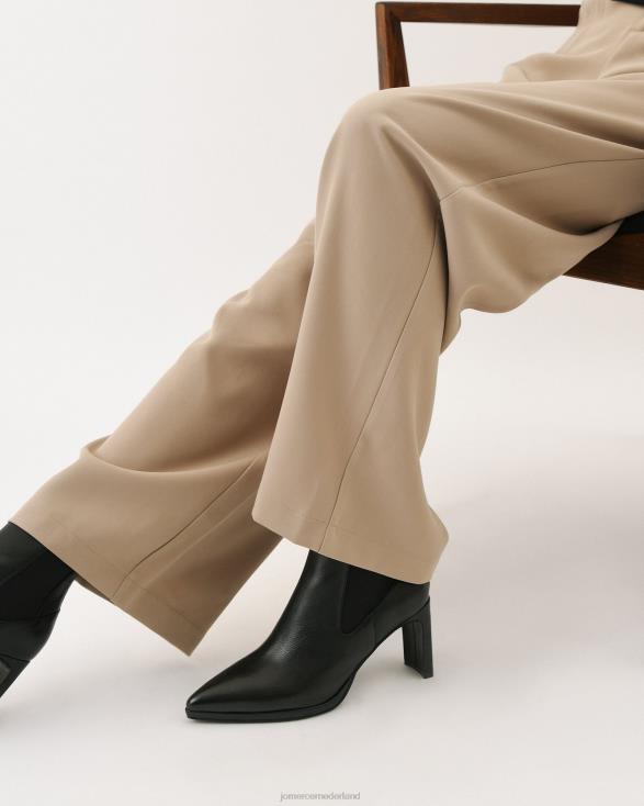 Faith platform hoge enkellaarzen 46LN299 zwart leer Jo Mercer schoenen