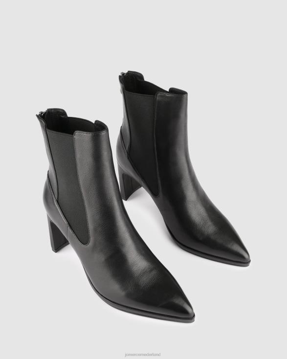 Faith platform hoge enkellaarzen 46LN299 zwart leer Jo Mercer schoenen