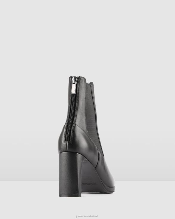 Faith platform hoge enkellaarzen 46LN299 zwart leer Jo Mercer schoenen