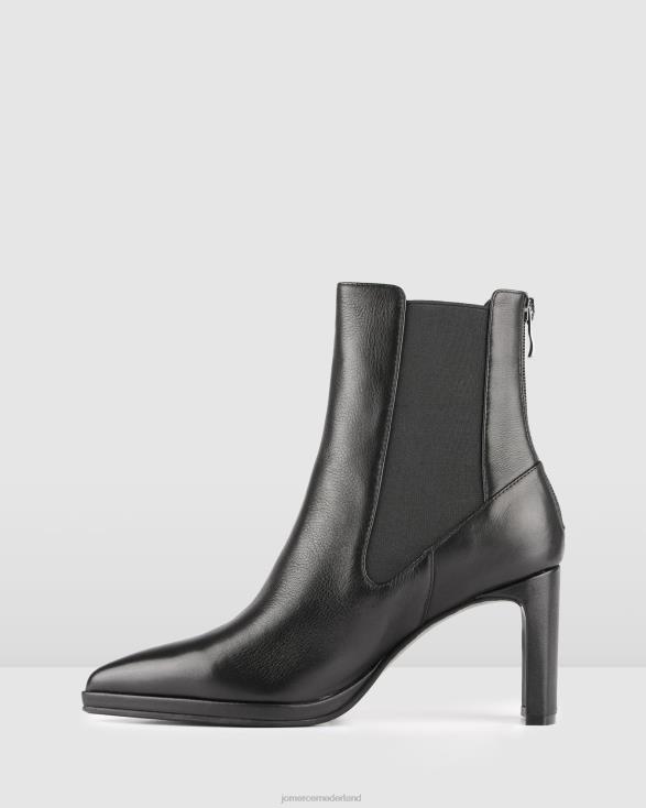 Faith platform hoge enkellaarzen 46LN299 zwart leer Jo Mercer schoenen