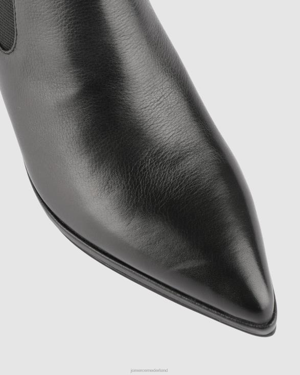 Faith platform hoge enkellaarzen 46LN299 zwart leer Jo Mercer schoenen