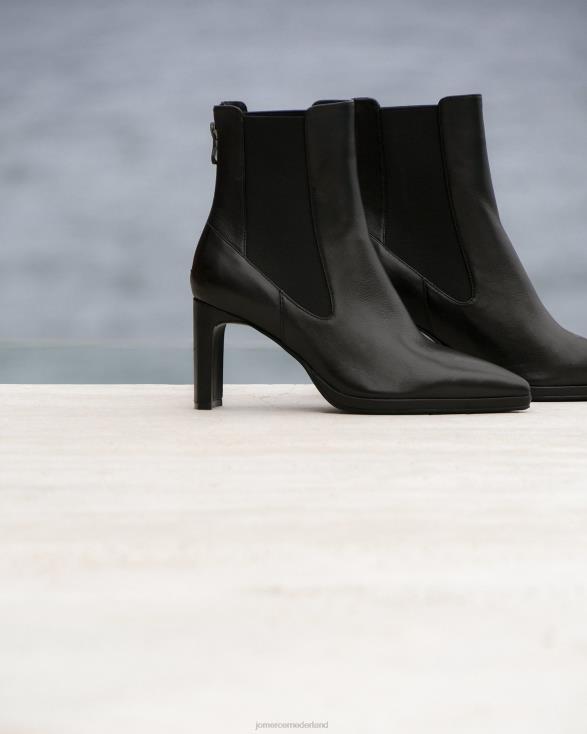 Faith platform hoge enkellaarzen 46LN299 zwart leer Jo Mercer schoenen