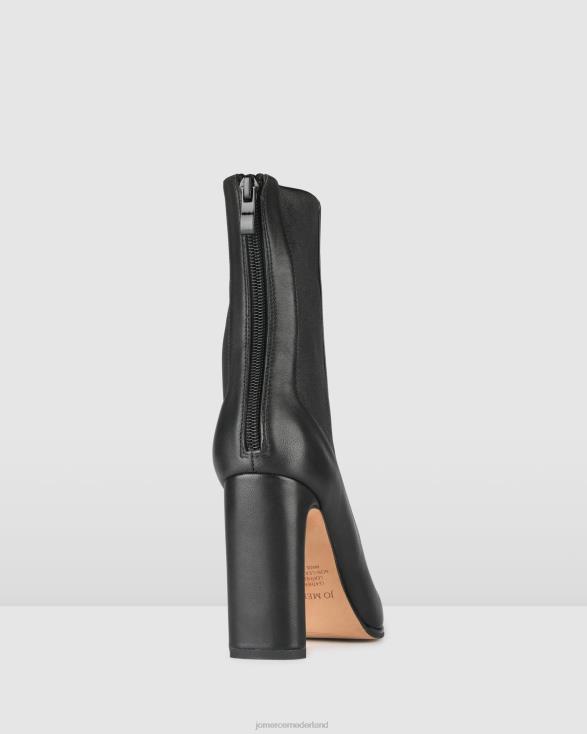 Juni hoge enkellaarzen 46LN306 zwart leer Jo Mercer schoenen