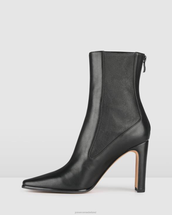 Juni hoge enkellaarzen 46LN306 zwart leer Jo Mercer schoenen
