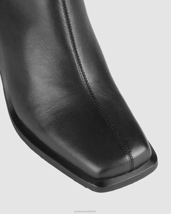 koning hoge enkellaarzen 46LN308 zwart leer Jo Mercer schoenen