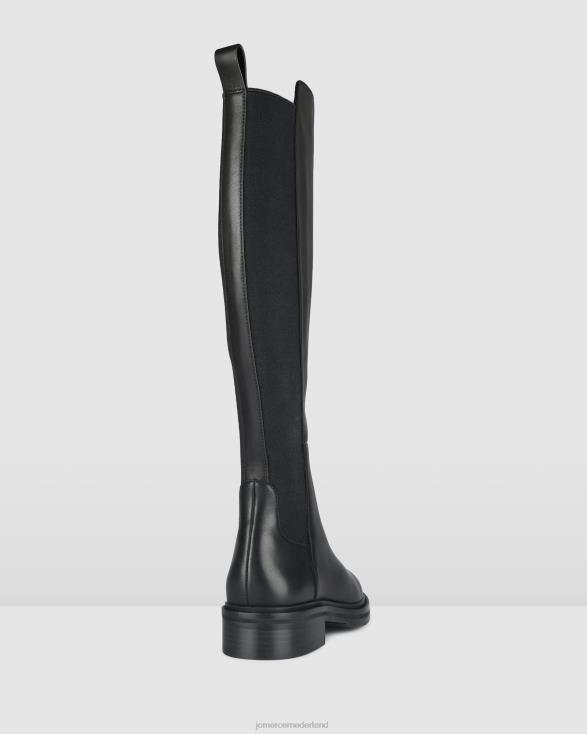 Java-knielaarzen 46LN392 zwart leer Jo Mercer schoenen