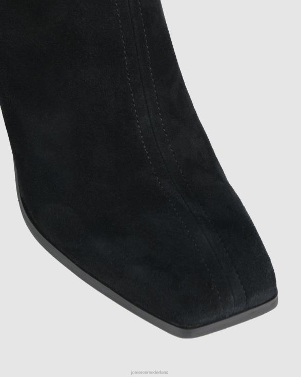 Nelly knielaarzen 46LN383 zwart suède Jo Mercer schoenen