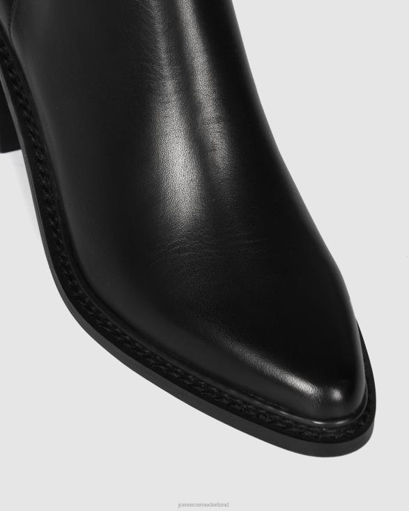 anissa knielaarzen 46LN371 zwart leer Jo Mercer schoenen