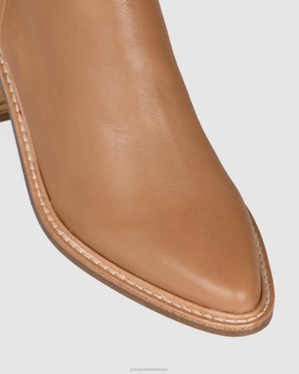anissa knielaarzen 46LN372 beige leer Jo Mercer schoenen