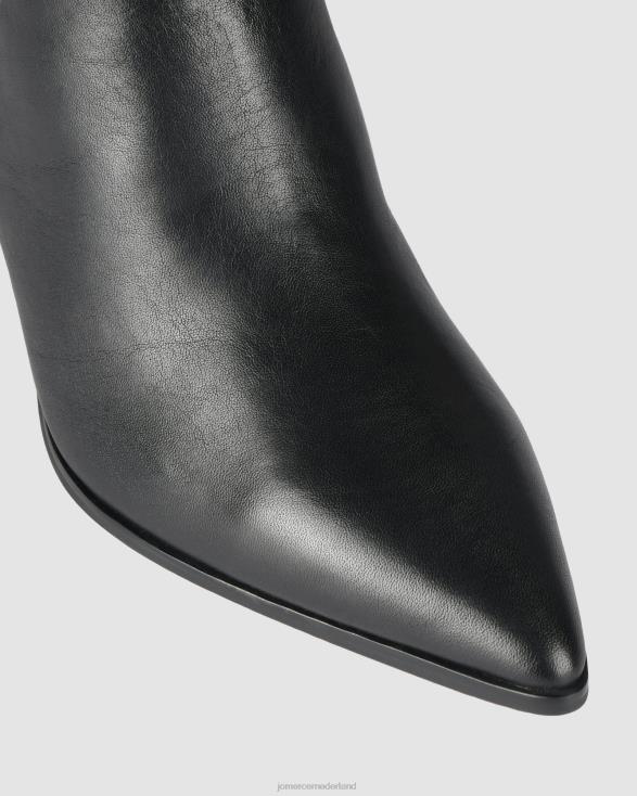 gin overknee laarzen 46LN393 zwart leer Jo Mercer schoenen